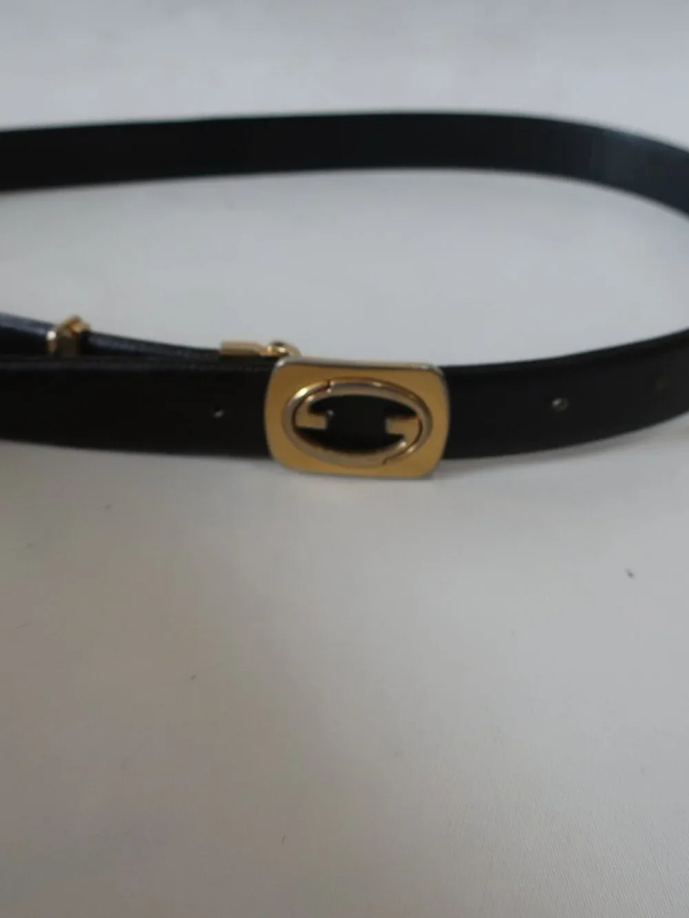 Mens Gucci Vintage Brown Leather Belt W/Gold Hardware L